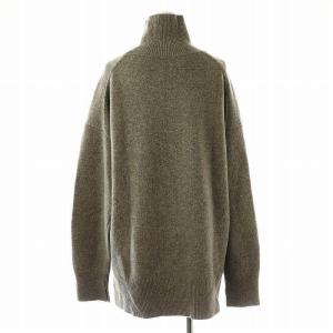 SLOBE IENA 24AW 店舗・WEB限定 REPOS タートルニットプルオーバー セーター 長袖 38 グレー /DF