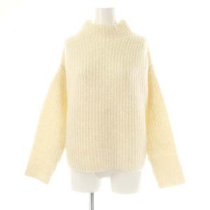 23AW ブラッシュドアルパカブレンドニット セーター 38 アイボリー /DO OS