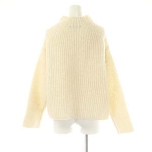 23区 23AW ブラッシュドアルパカブレンドニット セーター 38 アイボリー /DO OS