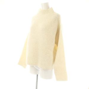 23区 23AW ブラッシュドアルパカブレンドニット セーター 38 アイボリー /DO OS