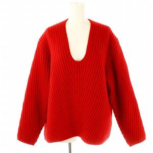 deborah l-wool ニット セーター 長袖 XS 赤 /HK OS