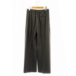 Theory 24AW Neo Smooth Jersey Wide Pull On FL パンツ ワイド ウール P グレー