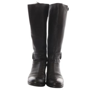 PRADA ロングブーツ エンジニアブーツ 37 ブラック