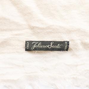 Faliero Sarti ストール フリンジ ピンク