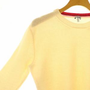 LOEWE S359Y14K84 アナグラム ニット XS アイボリー ピンク