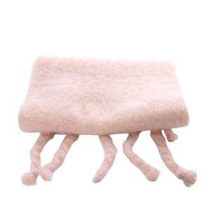 LOEWE モヘヤ アナグラム 大判 マフラー ピンク