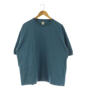 オーバーサイズTシャツ 半袖 S ブルー