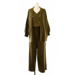 GRACE CONTINENTAL カーキ オールインワン グレースコンチネンタルの