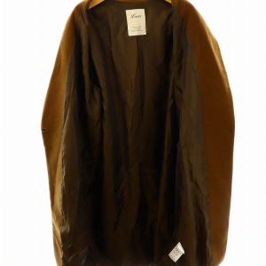 Lisiere L'Appartement チェスターコート ウール カシミヤ混 茶 /MI OS