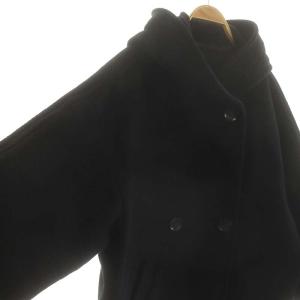 AP STUDIO モッサオーバーフーディーコート アウター ロング 36 ブラック /DO OS