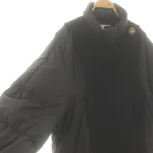 ENFOLD MELTON × DOWN COAT 36 ブラック