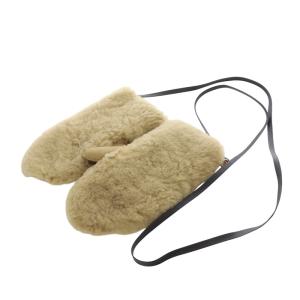 ムートンミトン 手袋 茶色 ブラウン /SR30