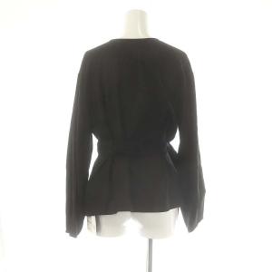 Demi-Luxe BEAMS Demi Luxe BEAMS DemiLuxeBEAMS 23AW 2WAYカシュクールブラウス 36 ブラック /DO OS