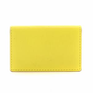 hairy snap wallet lime green 財布 二つ折り ハラコ レザー 黄