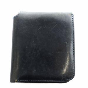 Hender Scheme wallet ウォレット ブライドルレザー 財布 二つ折り 小銭入れ 黒 ブラック /AN19 SH OF