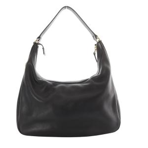GUCCI ワンショルダーバッグ レザー ブラック 153010