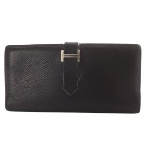 ベアンスフレ 長財布 レザー ブラック 039078CK K刻印