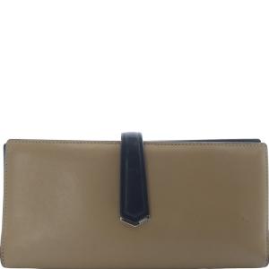 FENDI 二つ折り 長財布 レザー 茶色 ブラウン 黒 ブラック 8M0367