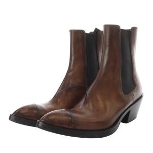 サイドゴアブーツ 36.5 ブラウン