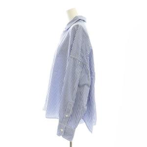 Shinzone ザシンゾーン THE SHINZONE WINDY SHIRT シャツ ブラウス 長袖 前開き ストライプ コットン F 白