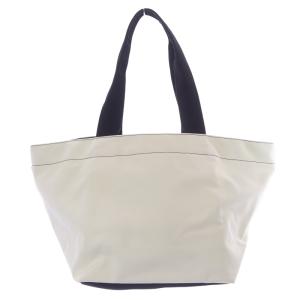 ナイロン舟型ショルダーML バッグ トートバッグ アイボリー 黒 ブラック 1028N /SR16