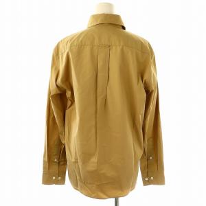 miumiu 23SS ロゴデザイン ポプリンシャツ 36 モカ