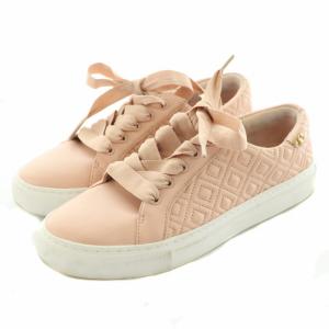 TORY BURCH スニーカー キルティング レザー ピンク OS
