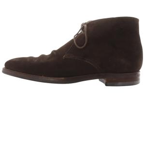 Crockett & Jones Tetbury スエードブーツ ショート 9E 27.5cm 茶色 ブラウン /SR14 AD