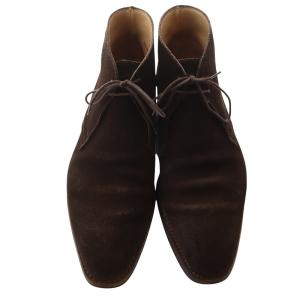 Crockett & Jones Tetbury スエードブーツ ショート 9E 27.5cm 茶色 ブラウン /SR14 AD