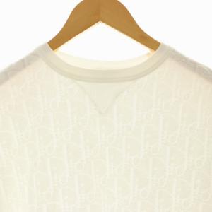 DIOR HOMME 113J692A0614 オブリーク コットン パイルTシャツ XS ホワイト