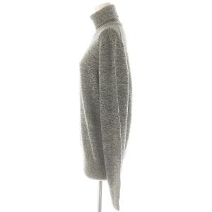 JOHN SMEDLEY カシミヤ混タートルネックニット セーター 長袖 S グレー
