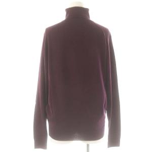 JOHN SMEDLEY ウールタートルネックニット セーター 長袖 S 紫 /HK OS AD