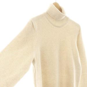 JOHN SMEDLEY カシミヤ混タートルネックニット セーター 長袖 S ベージュ