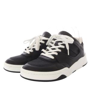 CELINE メッシュカーフスキンスニーカーセリーヌバイエディス 40 ブラック RM0293CT-07