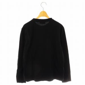 miumiu 23AW 刺繍ロゴ入り コットン Tシャツ M ブラック