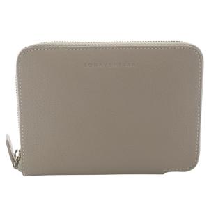 ミディアム ラウンドジップ ウォレット 財布 二つ折り レザー 茶色 ブラウン /SR22 SH