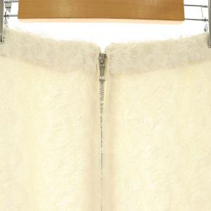 CELFORD 24SS フラッフィーフレアスカート ロング 36 オフホワイト /MI OS