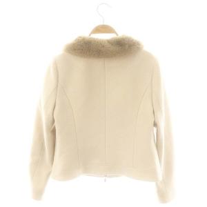 TOCCA SEVENTEEN SHORT コート アウター ショート ファー ウール 0 ライトベージュ モカ /DO