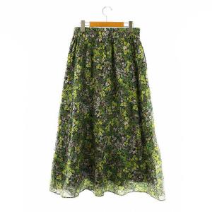 JOURNAL STANDARD LUXE 23SS ボタニーローンスカート フレアスカート ロング 花柄 マルチカラー