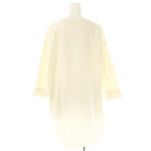 JOURNAL STANDARD LUXE 23SS  サイロジャージー テール プルオーバー Tシャツ カットソー 七分袖 コットン アイボリー