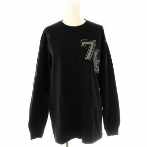 23SS プリントロンT 712 Tシャツ カットソー 長袖 S ブラック /DF OS
