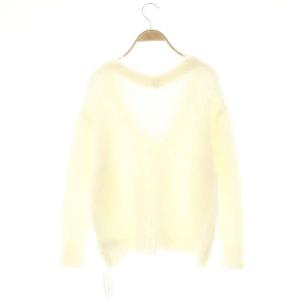 SNIDEL 24AW シャギーカーディガン ニット 長袖 F 白