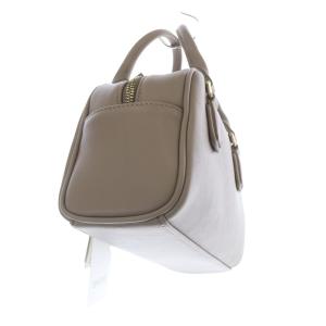 SNIDEL 24AW スクエアボストンバッグ ショルダーバッグ ハンドバッグ 2way フェイクレザー べージュ