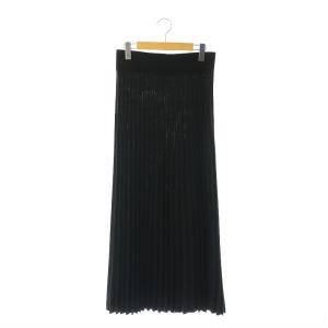 beauty pleated スカート ロング プリーツ ニット 38 黒