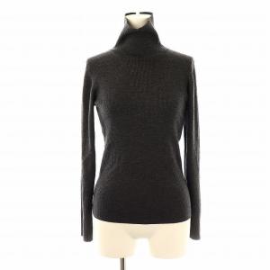 ウールシルクリブハイネックプルオーバー ニット セーター 長袖 36 チャコールグレー /ES OS SH