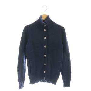ウールニットカーディガン 長袖 40 紺 /HK OS SH