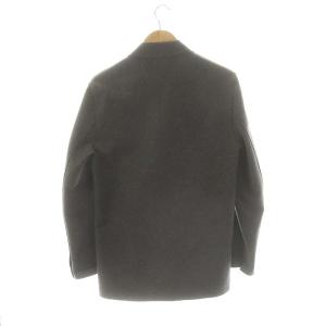 KRISVANASSCHE ベルテッドコート ウール カシミヤ混 44 グレー