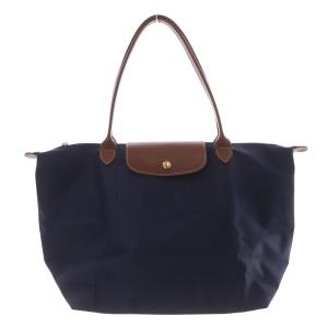 ル プリアージュ DEPOSE ナイロン 折り畳み トートバッグ ハンドバッグ 紺 ネイビー