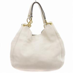 MICHAEL Michael Kors ハンドバッグ ショルダー レザー ロゴ グレージュ /UD