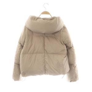 Apuweiser-riche 22AW ショールカラーショートダウンジャケット 2 ベージュ /MI OS